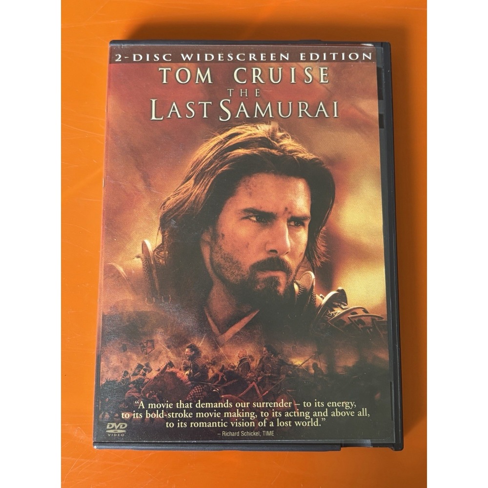 DVD The Last Samurai Tom Cruise Japan Shogun Action Film 2 Disc Set Full-Screen